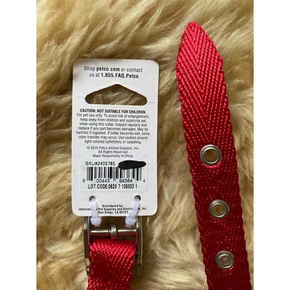 NWT Red Dog Collar - Medium 14-18 inches - Picture 4 of 4